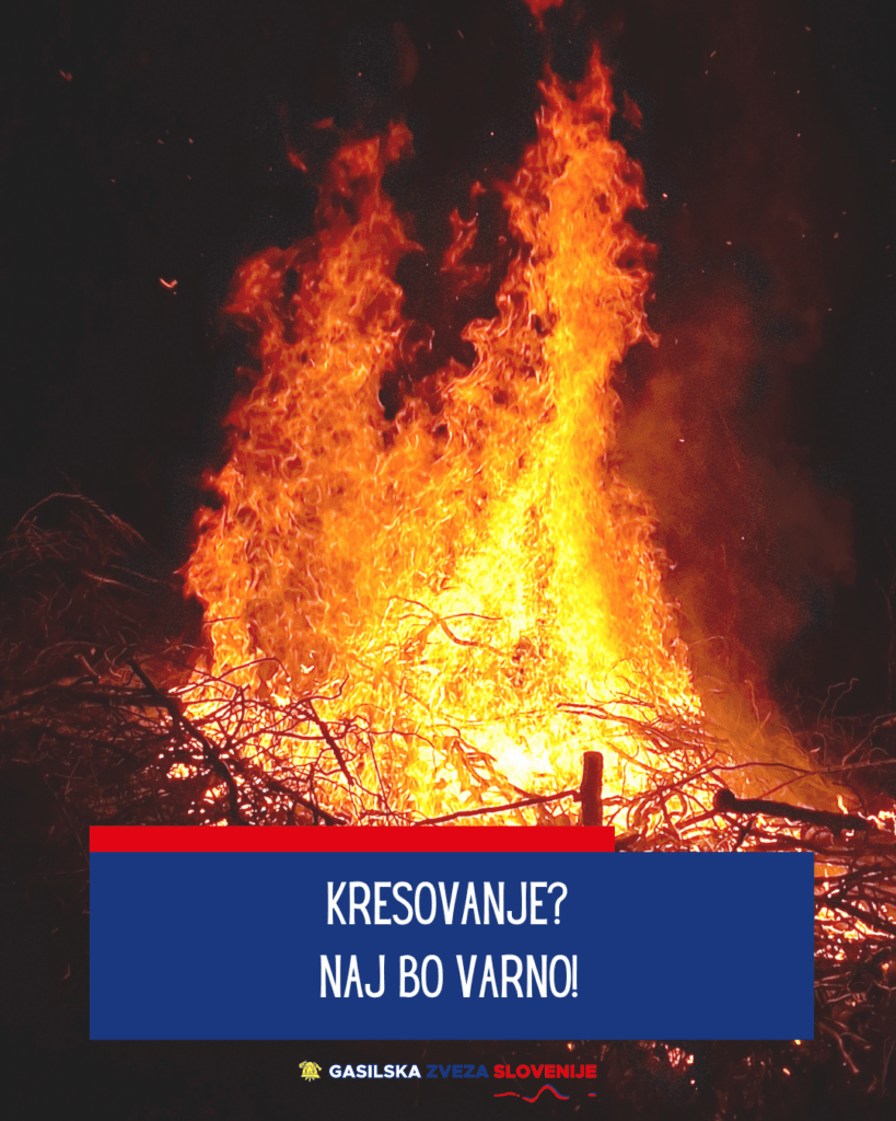 Kresovanje? Naj bo varno?