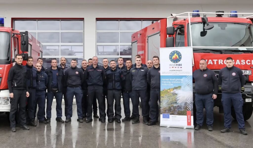 Pilotno usposabljanje projekta Wildfire v Vučevici