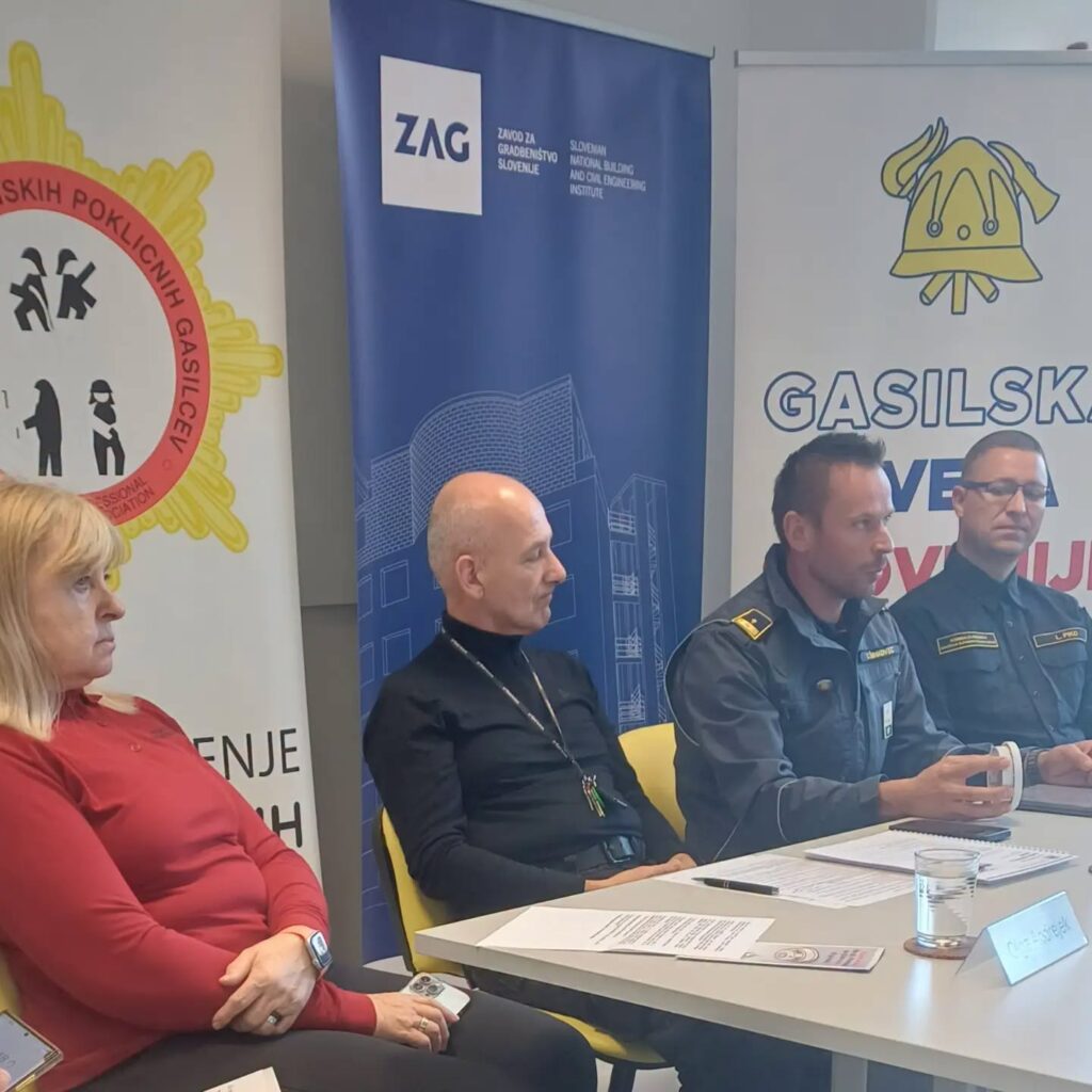 Novinarska konferenca Oktober – mesec požarne varnosti